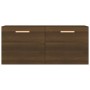 Armario de pared madera ingeniería roble marrón 80x35x36,5 cm de vidaXL, Estantes y estanterías - Ref: Foro24-817605, Precio:...