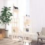 Rascador para gatos con postes de sisal color crema 279 cm de vidaXL, Mobiliario para gatos - Ref: Foro24-171615, Precio: 100...