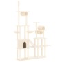 Rascador para gatos con postes de sisal color crema 279 cm de vidaXL, Mobiliario para gatos - Ref: Foro24-171615, Precio: 100...