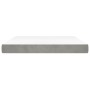Colchón de muelles ensacados terciopelo gris claro 180x200x20cm de vidaXL, Colchones - Ref: Foro24-347848, Precio: 240,12 €, ...