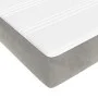 Hellgraue Taschenfederkernmatratze aus Samt, 180 x 200 x 20 cm von vidaXL, Matratzen - Ref: Foro24-347848, Preis: 235,99 €, R...
