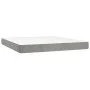 Light gray velvet pocket spring mattress 160x200x20cm by vidaXL, Mattresses - Ref: Foro24-347828, Price: 200,65 €, Discount: %
