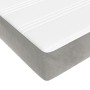 Colchón de muelles ensacados terciopelo gris claro 160x200x20cm de vidaXL, Colchones - Ref: Foro24-347828, Precio: 218,32 €, ...
