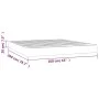 Light gray velvet pocket spring mattress 160x200x20cm by vidaXL, Mattresses - Ref: Foro24-347828, Price: 200,65 €, Discount: %