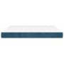 Colchón muelles ensacados terciopelo azul oscuro 180x200x20 cm de vidaXL, Colchones - Ref: Foro24-347852, Precio: 279,86 €, D...