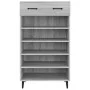 Mueble zapatero madera contrachapada gris Sonoma 60x35x105 cm de vidaXL, Zapateros y organizadores de calzado - Ref: Foro24-8...