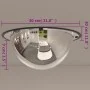 Espejo de tráfico combado acrílico Ø30 cm de vidaXL, Señales de carretera y tráfico - Ref: Foro24-153091, Precio: 61,24 €, De...