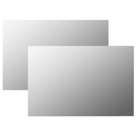 Espejos de pared rectangulares 2 unidades vidrio 60x40 cm en Espejos | Comprar online en Foru.es