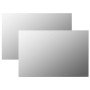 Espejos de pared rectangulares 2 unidades vidrio 60x40 cm en Espejos | Comprar online en Foru.es