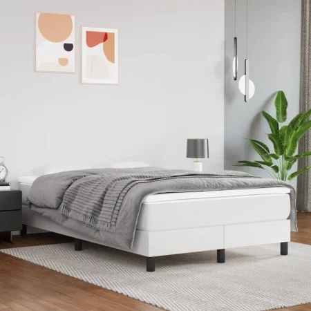 Weiße Taschenfederkernmatratze aus Kunstleder, 120 x 200 x 20 cm von vidaXL, Matratzen - Ref: Foro24-347763, Preis: 215,22 €,...