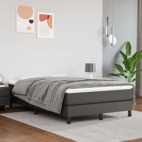 Gray synthetic leather pocket spring mattress 120x200x20 cm by vidaXL, Mattresses - Ref: Foro24-347766, Price: 210,46 €, Disc...