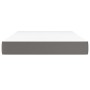 Colchón de muelles ensacados cuero sintético gris 120x200x20 cm de vidaXL, Colchones - Ref: Foro24-347766, Precio: 214,44 €, ...