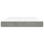Colchón de muelles ensacados terciopelo gris claro 140x190x20cm de vidaXL, Colchones - Ref: Foro24-347788, Precio: 215,63 €, ...