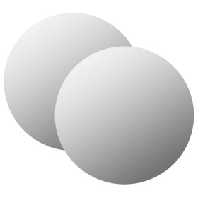 Espejos de pared redondos 2 unidades vidrio 50 cm en Espejos | Comprar online en Foru.es