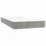 Colchón de muelles ensacados terciopelo gris claro 90x200x20 cm de vidaXL, Colchones - Ref: Foro24-347728, Precio: 130,81 €, ...