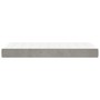 Colchón de muelles ensacados terciopelo gris claro 90x200x20 cm de vidaXL, Colchones - Ref: Foro24-347728, Precio: 141,86 €, ...