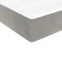 Colchón de muelles ensacados terciopelo gris claro 90x200x20 cm de vidaXL, Colchones - Ref: Foro24-347728, Precio: 130,81 €, ...
