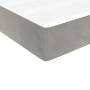 Colchón de muelles ensacados terciopelo gris claro 90x200x20 cm de vidaXL, Colchones - Ref: Foro24-347728, Precio: 141,86 €, ...