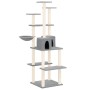 Rascador para gatos con postes de sisal gris claro 167 cm de vidaXL, Mobiliario para gatos - Ref: Foro24-171610, Precio: 70,3...