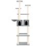Rascador para gatos con postes de sisal gris claro 167 cm de vidaXL, Mobiliario para gatos - Ref: Foro24-171610, Precio: 70,3...