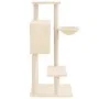 Rascador para gatos con postes de sisal crema 108,5 cm de vidaXL, Mobiliario para gatos - Ref: Foro24-171597, Precio: 57,96 €...