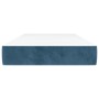 Colchón de muelles ensacados terciopelo azul oscuro 90x200x20cm de vidaXL, Colchones - Ref: Foro24-347732, Precio: 158,86 €, ...