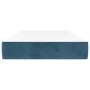 Dunkelblaue Taschenfederkernmatratze aus Samt, 90 x 200 x 20 cm von vidaXL, Matratzen - Ref: Foro24-347732, Preis: 155,05 €, ...