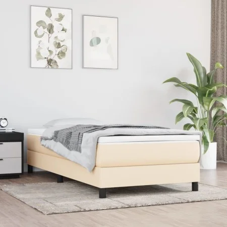 Pocket spring mattress cream fabric 100x200x20 cm by vidaXL, Mattresses - Ref: Foro24-347739, Price: 144,52 €, Discount: %