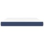 Colchón de muelles ensacados tela azul 160x200x20 cm de vidaXL, Colchones - Ref: Foro24-347820, Precio: 245,88 €, Descuento: %