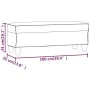Banco de cuero sintético negro 100x35x41 cm de vidaXL, Bancos - Ref: Foro24-349459, Precio: 57,04 €, Descuento: %