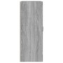 Armario colgante de pared gris Sonoma 69,5x32,5x90 cm de vidaXL, Aparadores - Ref: Foro24-817397, Precio: 67,13 €, Descuento: %