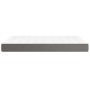 Colchón de muelles ensacados cuero sintético gris 140x190x20 cm de vidaXL, Colchones - Ref: Foro24-347786, Precio: 235,79 €, ...