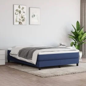 Pocket spring mattress blue fabric 140x200x20 cm by vidaXL, Mattresses - Ref: Foro24-347800, Price: 223,90 €, Discount: %