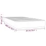 Pocket spring mattress light gray fabric 90x200x20 cm by vidaXL, Mattresses - Ref: Foro24-347714, Price: 149,21 €, Discount: %