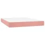 Taschenfederkernmatratze aus rosa Samt, 140 x 190 x 20 cm von vidaXL, Matratzen - Ref: Foro24-347793, Preis: 198,79 €, Rabatt: %