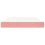 Taschenfederkernmatratze aus rosa Samt, 140 x 190 x 20 cm von vidaXL, Matratzen - Ref: Foro24-347793, Preis: 198,79 €, Rabatt: %