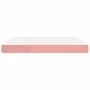 Taschenfederkernmatratze aus rosa Samt, 140 x 190 x 20 cm von vidaXL, Matratzen - Ref: Foro24-347793, Preis: 198,79 €, Rabatt: %