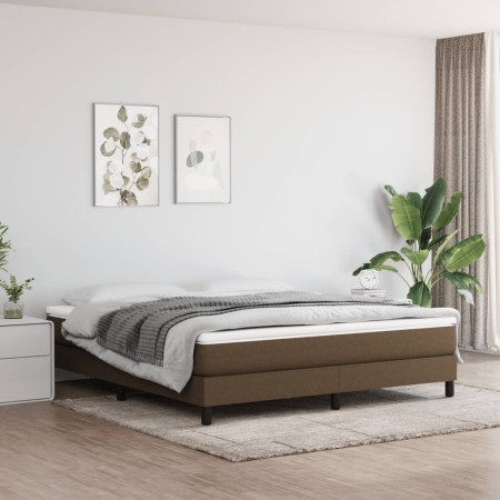 Colchón de muelles ensacados de tela marrón oscuro 180x200x20cm de vidaXL, Colchones - Ref: Foro24-347837, Precio: 269,79 €, ...