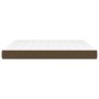 Colchón de muelles ensacados de tela marrón oscuro 180x200x20cm de vidaXL, Colchones - Ref: Foro24-347837, Precio: 269,79 €, ...