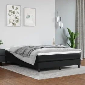 Black synthetic leather pocket spring mattress 140x200x20cm by vidaXL, Mattresses - Ref: Foro24-347802, Price: 234,34 €, Disc...