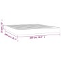 Colchón de muelles ensacados de tela marrón oscuro 180x200x20cm de vidaXL, Colchones - Ref: Foro24-347837, Precio: 269,79 €, ...