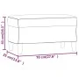 Banco de tela gris claro 70x35x41 cm by vidaXL, Banks - Ref: Foro24-349367, Price: 51,33 €, Discount: %