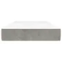 Colchón de muelles ensacados terciopelo gris claro 100x200x20cm de vidaXL, Colchones - Ref: Foro24-347748, Precio: 136,58 €, ...