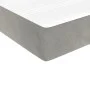 Colchón de muelles ensacados terciopelo gris claro 100x200x20cm de vidaXL, Colchones - Ref: Foro24-347748, Precio: 136,58 €, ...