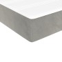 Colchón de muelles ensacados terciopelo gris claro 100x200x20cm de vidaXL, Colchones - Ref: Foro24-347748, Precio: 144,22 €, ...