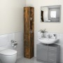 Armario baño madera contrachapada roble ahumado 25x26,5x170 cm de vidaXL, Muebles de baño - Ref: Foro24-815960, Precio: 61,87...