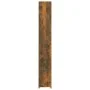Armario baño madera contrachapada roble ahumado 25x26,5x170 cm de vidaXL, Muebles de baño - Ref: Foro24-815960, Precio: 61,19...