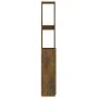 Armario baño madera contrachapada roble ahumado 25x26,5x170 cm de vidaXL, Muebles de baño - Ref: Foro24-815960, Precio: 61,19...