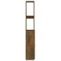 Armario baño madera contrachapada roble ahumado 25x26,5x170 cm de vidaXL, Muebles de baño - Ref: Foro24-815960, Precio: 61,87...