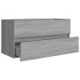 Mueble de lavabo madera contrachapada gris Sonoma 90x38,5x45cm de vidaXL, Muebles de baño - Ref: Foro24-815655, Precio: 53,16...